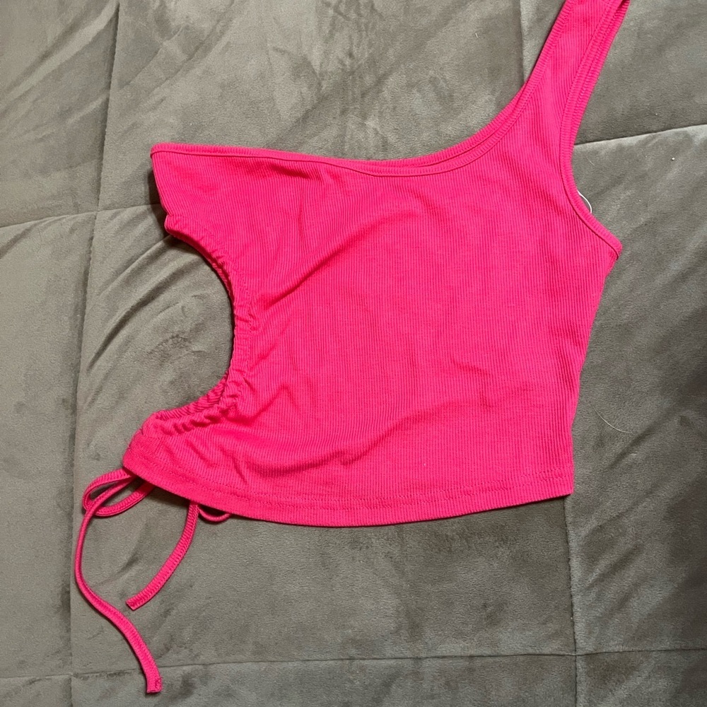 One sleeve tank top